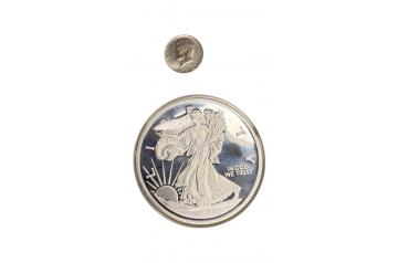 One half Pound Fine Silver  American Walking Liberty