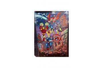 Marvel Litho Painting Signed by Stan Lee and comic Artist